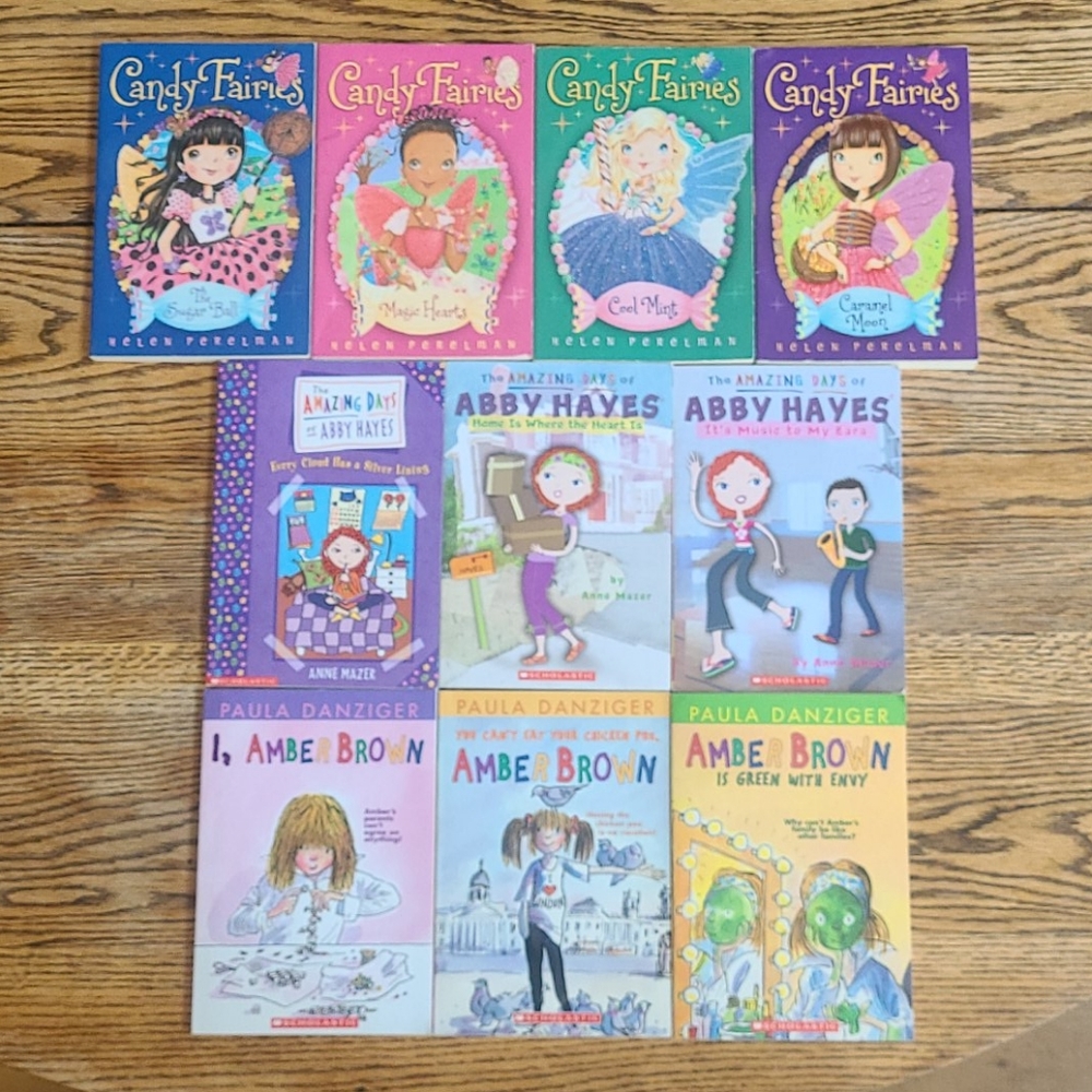 Lot of 10 Girls Books